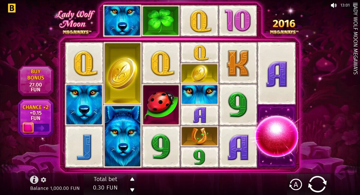 Lady Wolf Moon Megaways